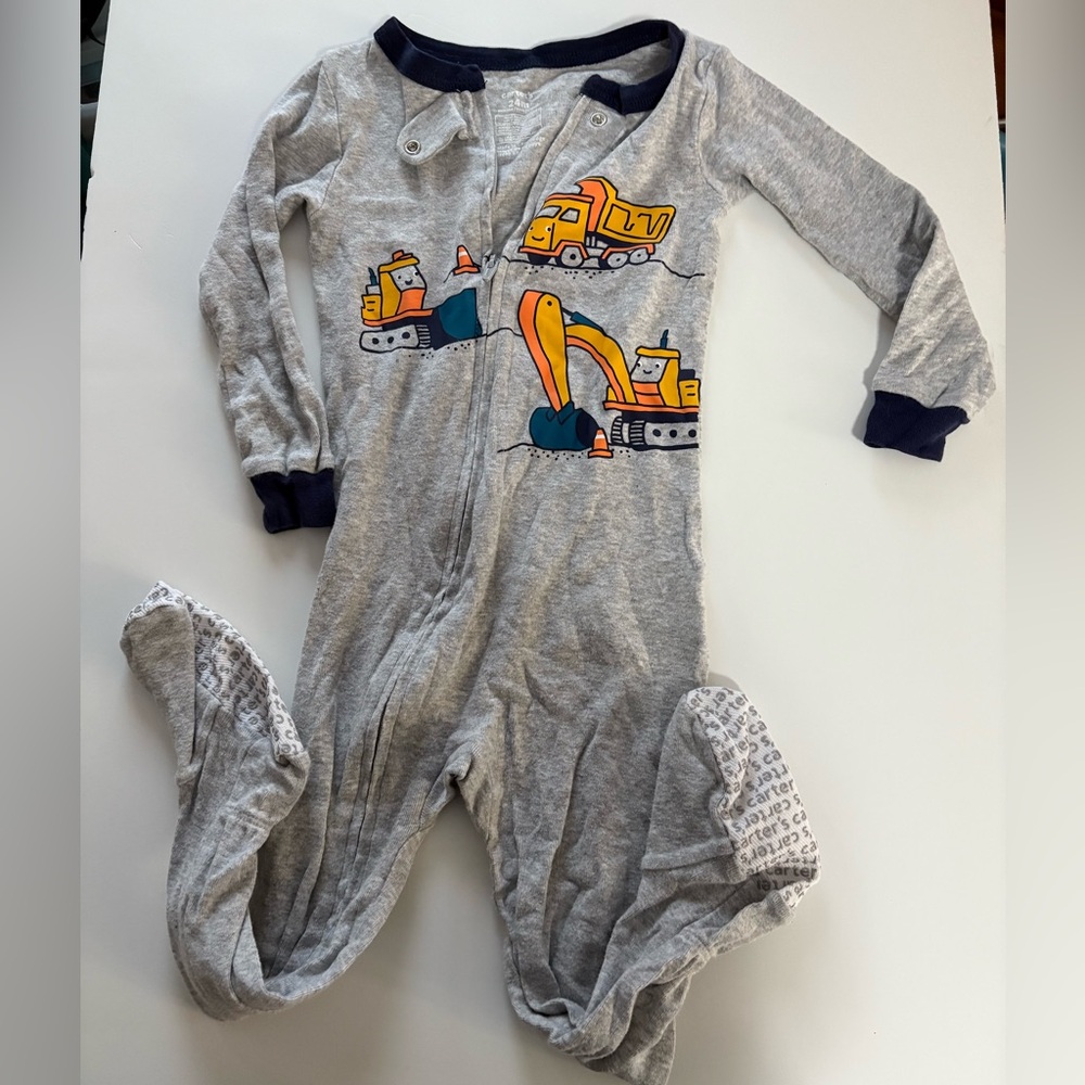 Carter’s construction 24m sleeper pj footie
